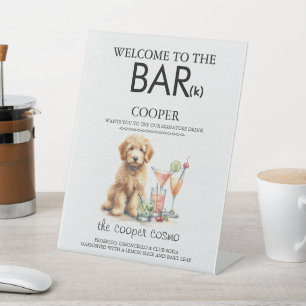 Golden Doodle Bar Sockelschild