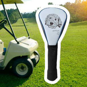 Golden Doodle Dog Golf Headcover