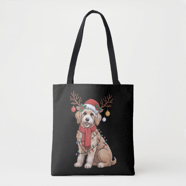 Golden Doodle Gorgeous Reindeer Christmas Tree  (Vorderseite)