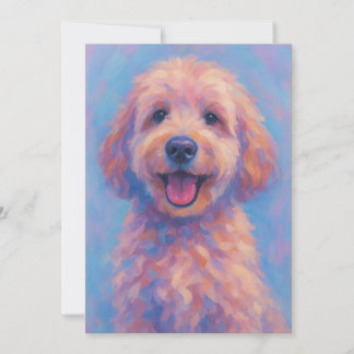 Golden Doodle Grußkarte - Leere Innenseite Einladung