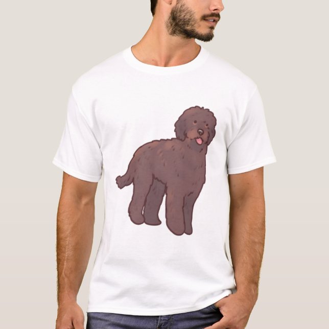 Golden Doodle Hund Magic T-Shirt (Vorderseite)