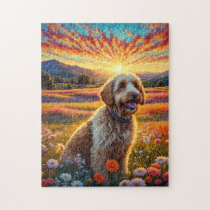 Golden Doodle Hund Puzzle