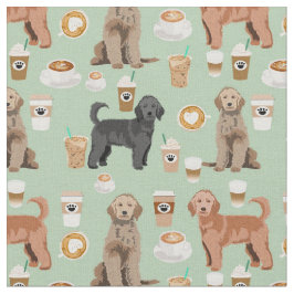 Golden Doodle Kaffeeliebhaber Stoff