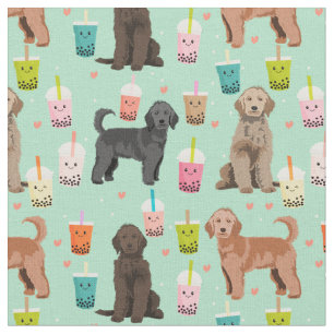 Golden Doodle niedliche Tee und Kawaii Boba Teezer Stoff