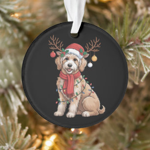 Golden Doodle Prächtiges Rentier Weihnachtsbaum Ornament