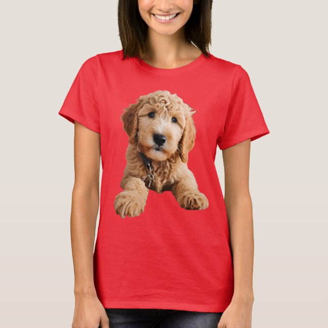 Golden Doodle Puppy T-Shirt (Vorderseite)