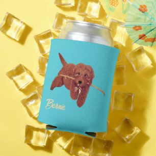 Golden Doodle Türkis Dosenkühler