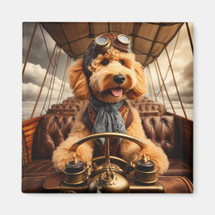 Golden Doodle Welpenmagnet Magnet