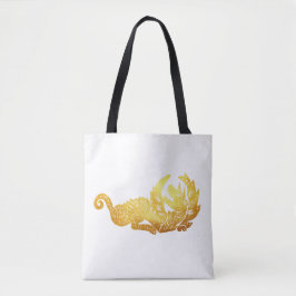 Golden Dragon Custom All-Over-Print Tote Bag