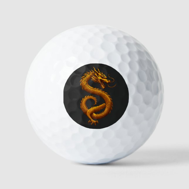 Golden Dragon Golfball (Vorderseite)