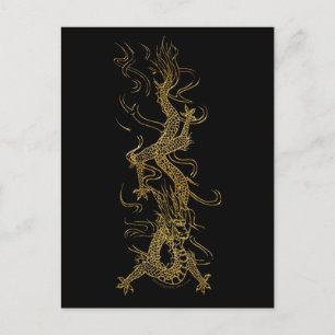 GOLDEN DRAGON Serie Postkarte