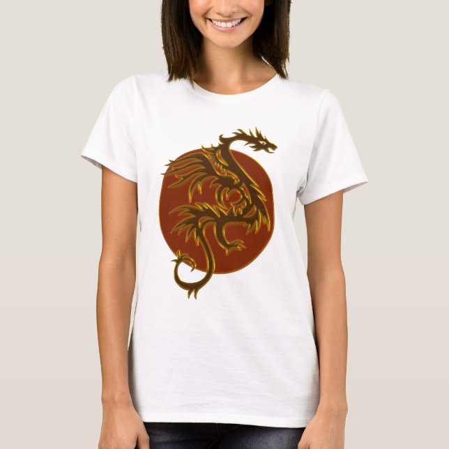 Golden Dragon Sun T-Shirt (Vorderseite)