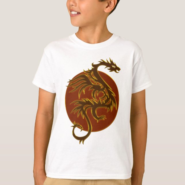 Golden Dragon Sun T-Shirt (Vorderseite)