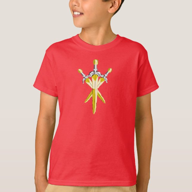 Golden Dragon Sword T-Shirt (Vorderseite)