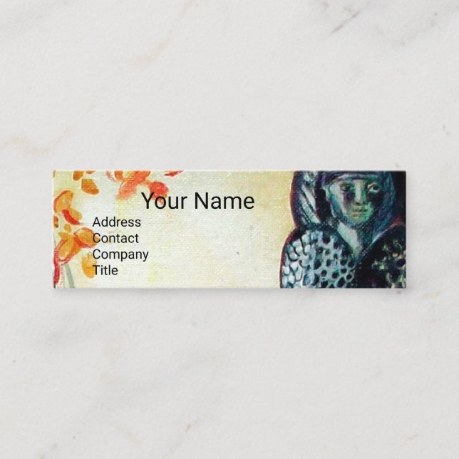 GOLDEN DREAM Yoga Instructor, Meditation, Zen Gard Mini Visitenkarte (Vorderseite)