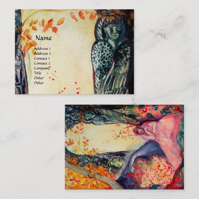 GOLDEN DREAM Yoga Instructor, Meditation, Zen Gard Visitenkarte (Vorne/Hinten)