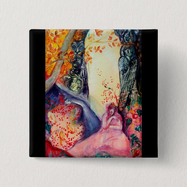 GOLDEN DREAM / Yoga Meditation Zen Garden Button (Vorderseite)