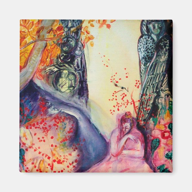 GOLDEN DREAM / Yoga Meditation Zen Garden Magnet (Vorne)