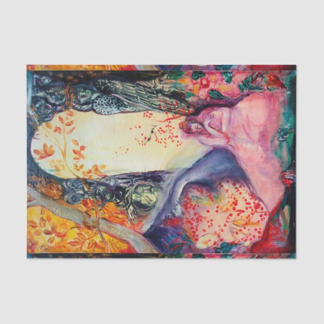 GOLDEN DREAM / Yoga Meditation Zen Garden Seidenpapier (Vorderseite)