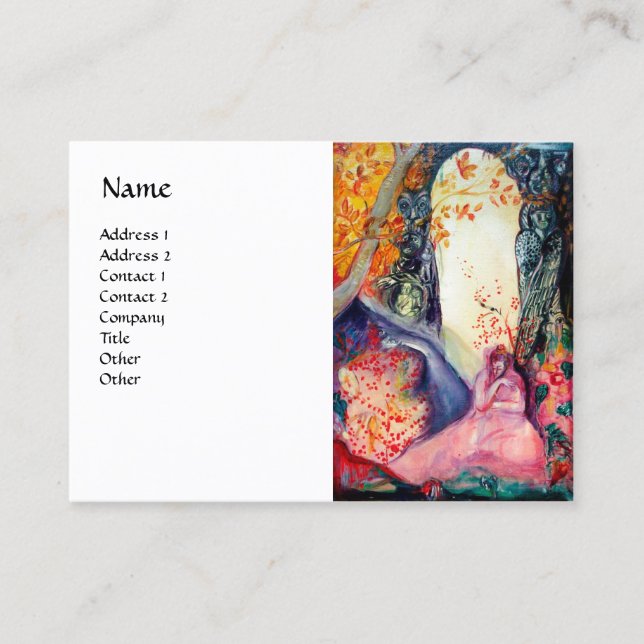 GOLDEN DREAM Yoga Meditation Zen Garten Weiß Visitenkarte (Vorderseite)