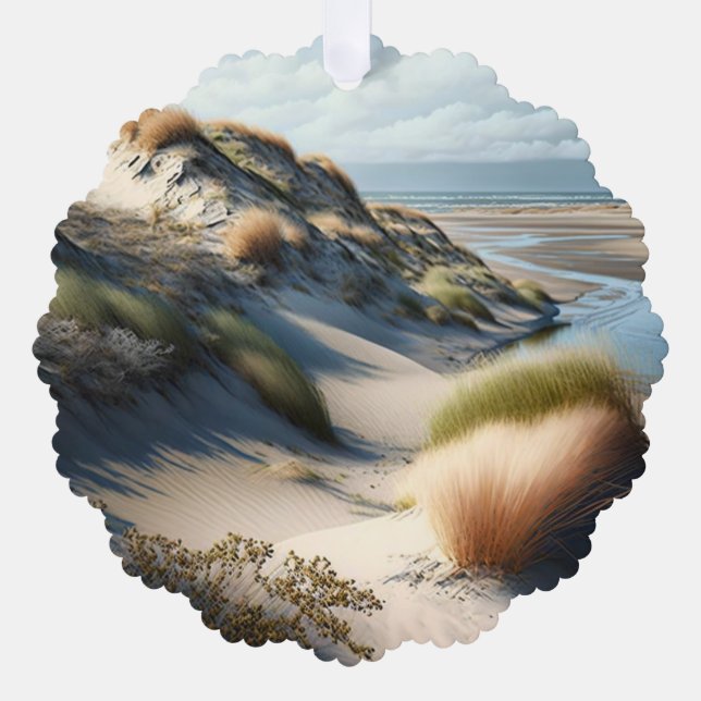 Golden Dunes Ornament Karte (Vorderseite)
