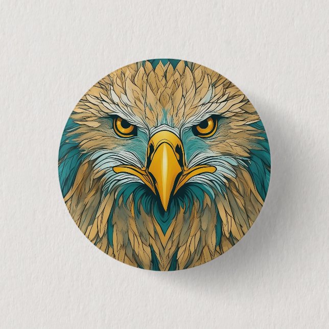 Golden Eagle Artwork Button (Vorderseite)