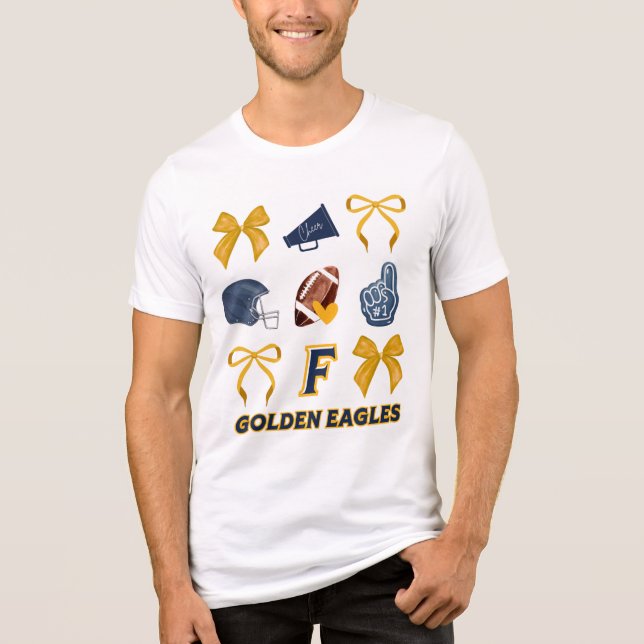 Golden Eagle Bow Tee (Vorderseite)