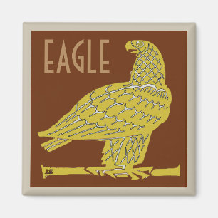 Golden Eagle, fügen Sie Text Magnet