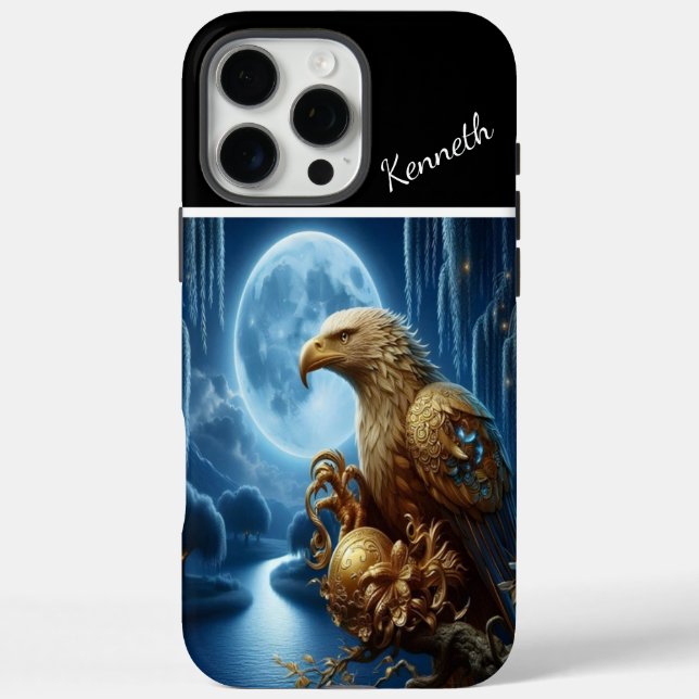 Golden Eagle Moon Watch Case-Mate iPhone Hülle (Rückseite)