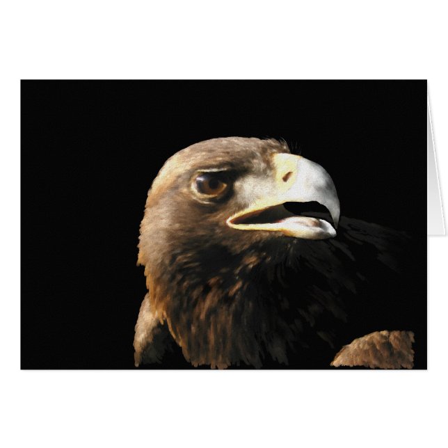 Golden Eagle Portrait (Vorderseite (Horizontal))