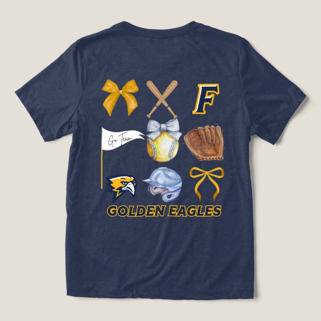 Golden Eagles Softball Spirit Shirt  (Design Rückseite)