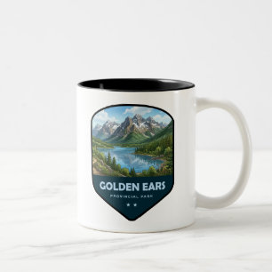 Golden Ears Provincial Park Schild Zweifarbige Tasse