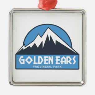 Golden Ears Provincialpark British Columbia Ornament Aus Metall