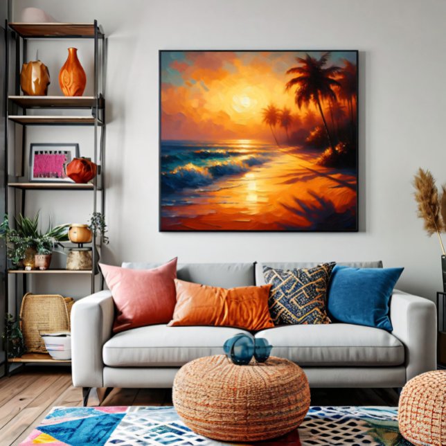 Golden Echoes of Paradise Poster (Von Creator hochgeladen)