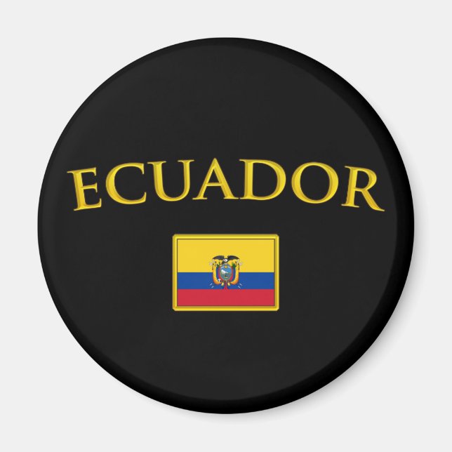 Golden Ecuador Magnet (Vorne)