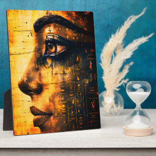 Golden Egypten Pharao Wall Art - Antike Geschichte Fotoplatte