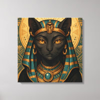 Golden Egyptian Cat Goddess | Bastet Divine