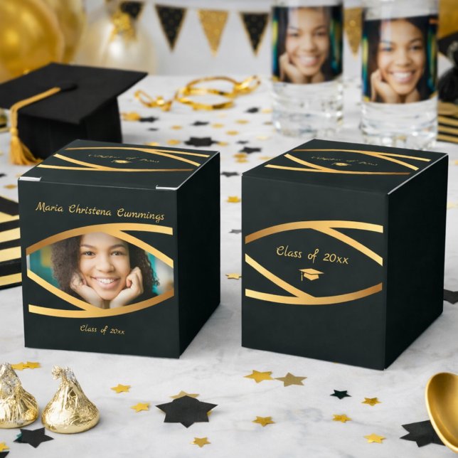 Golden Elegance Class Of Photo Graduation Geschenkschachtel (Von Creator hochgeladen)