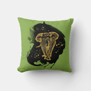 Golden Elephant Kissen Greenery