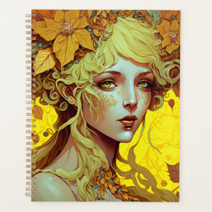 Golden Elf Fee Fantastische Bergwelten Planer