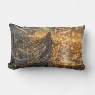 Golden Elven Fantasy Light – Impressionist Fantasy Lendenkissen