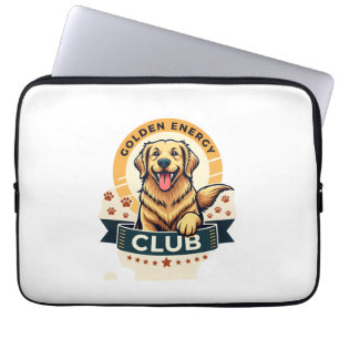 Golden Energy Club Golden Retriever Vintage Hundel Laptopschutzhülle