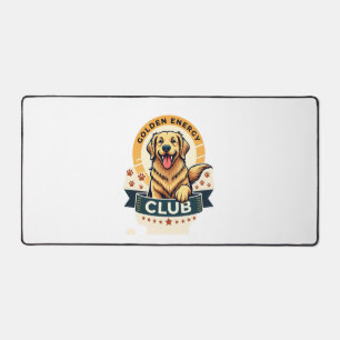 Golden Energy Club Golden Retriever Vintage Hundel Schreibtischunterlage