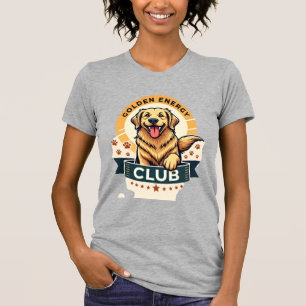 Golden Energy Club Golden Retriever Vintage Hundel T-Shirt