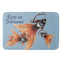 Golden Eye Surreal Goldfish Fantasie Art & Weise