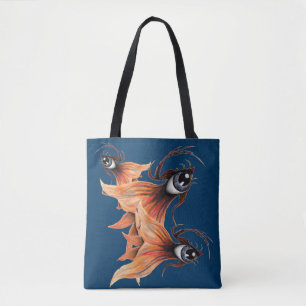 Golden Eye Surrealer Goldfisch Fantasy Original Ku