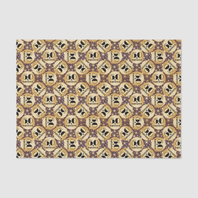 Golden Fabulous Fifty Tissue Seidenpapier (Vorderseite)
