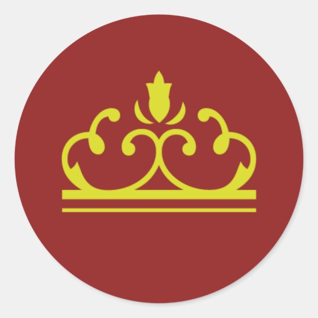 Golden Fairy Tale Sticker (rot) (Vorderseite)