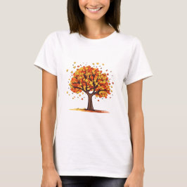 Golden Fall Tree T-Shirt