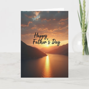 Golden Fathers Tag Horizon Karte